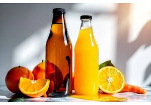 UV Protective Amber Glass Juice Bottles for Light Sensitive Juices