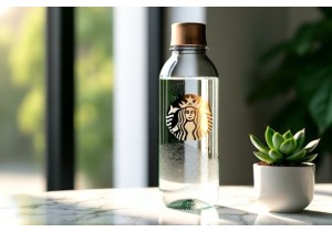 Starbucks Glass Water Bottles Custom Branding Available
