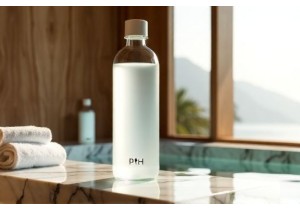 Glass Water Bottles for Spas Offering Alkaline Water