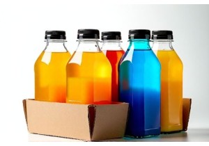 FDA Approved Glass Juice Bottles for Retail Ready Packaging