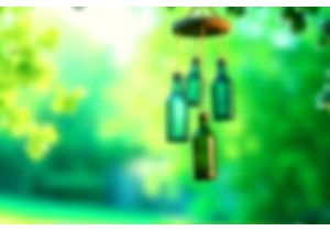 Glass Bottle Wind Chimes A Fun Weekend Project