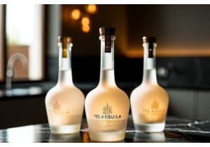 Frosted Glass Tequila Bottles for Premium Mexican Spirit Identity