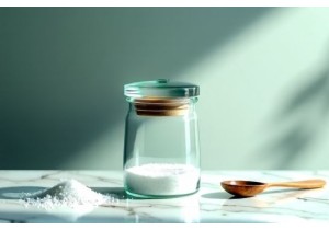 Glass Salt Storage Jars with Anti Clump Glass Lids