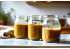 Glass Mason Jars with Leak Proof Glass Lids for Home Use