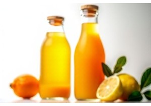 Leak Proof Glass Juice Bottles with Tamper Evident Seals