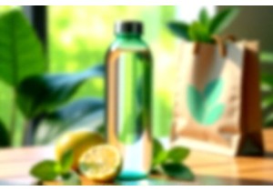 Refillable Glass Water Bottles Reduce Plastic Waste and Support Sustainability