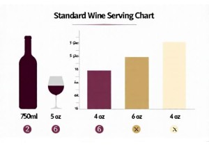 How Many Glasses of Wine Fit in a 750ml Bottle Standard Serving Chart