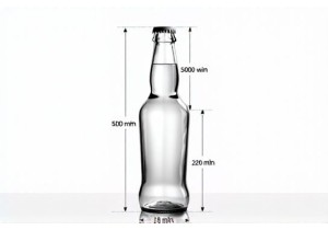 500ml Bottle Size in Inches and Centimeters For Shelf and Label Planning