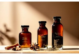 Glass Bottles with Glass Lids for Premium Spice Packaging