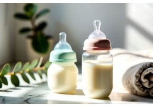 Glass Bottles for Baby Formula with BPA Free Silicone Lids