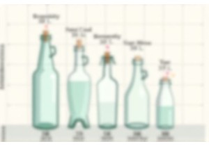 Glass Bottle Size Chart From 30ml to 5 Gallons for Commercial and DIY Use