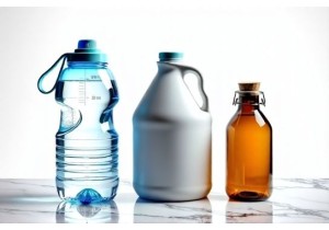 3 Liter Water Bottle Size Compared to 1 Gallon and 1000ml Glass Bottles