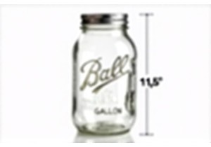 1 Gallon Glass Jar Height Diameter and Volume Measurements Explained