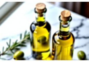 Glass Oil Bottles with Wooden Stopper and Drip Free Spout