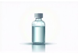 Standard Metric Conversion for a 50 Milliliter Glass Bottle