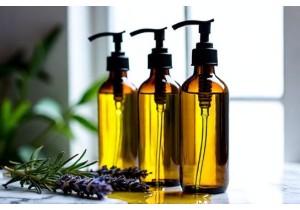 Glass Bottles for Infused Oils with Stainless Steel Pour Spouts