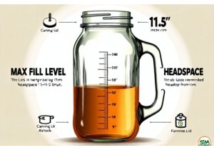 What Is the Maximum Fill Level for a 1 Gallon Glass Jar