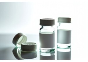 Glass Medicine Bottles Child Resistant Cap and Clear Labeling Area