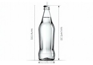 2 Liter Glass Bottle Height and Shoulder Width Details