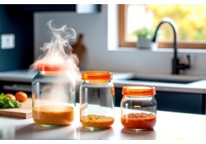 Microwave Friendly Glass Food Jars with Tight Seal Lids