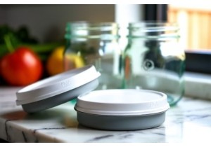 Antibacterial Plastic Lids for Glass Jars Safe for Food Storage