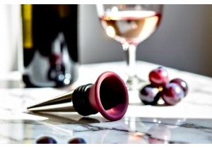 Stainless Steel Wine Bottle Stopper with Silicone Seal for Long Lasting Freshness
