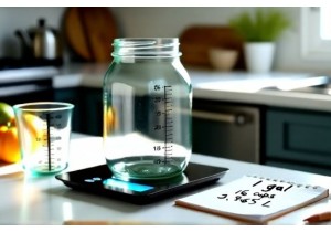 1 Gallon Glass Jar Capacity in Cups Ounces and Liters for Recipe Scaling