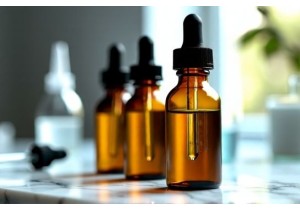 Glass Bottles for Tinctures with Graduated Measurement Markings