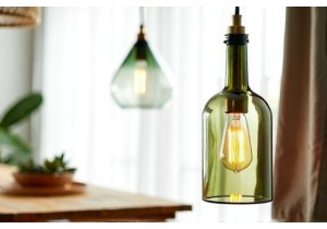 Wine Bottle Craft Ideas for Unique Home Lighting Fixtures