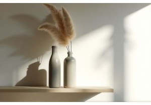 Glass Bottle Art Concepts for Minimalist Home Styling