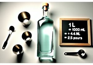 How Many Cocktail Measures Fit in a 1 Liter Glass Bottle