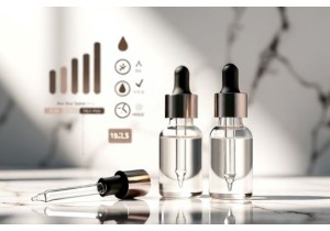 Glass Dropper Bottles with Stainless Steel Caps and Pipettes