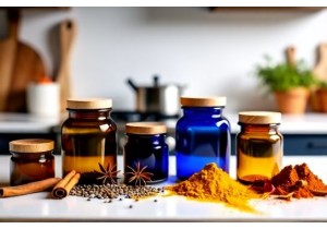 UV Resistant Glass Jars to Preserve Freshness of Spices