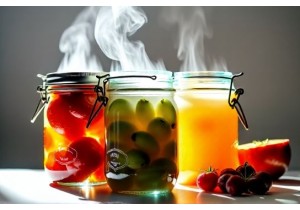 Heavy Duty Glass Canning Jars with Secure Glass Lids and Bands