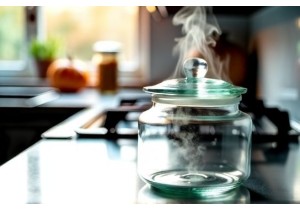 Oven Safe Glass Jars with Heat Resistant Glass Lids