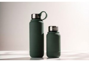 Glass Water Bottles with Protective Carry Cases Ideal for Travel and Outdoor Use