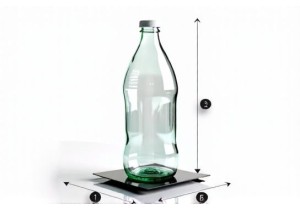 2 Liter Glass Bottle Base Stability and Shelf Footprint
