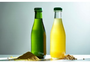 Sustainable Glass Juice Bottles Made from Recycled Content and Fully Recyclable