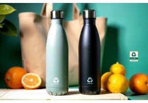 Custom Branded Glass Water Bottles Made in USA with Eco Safe Materials