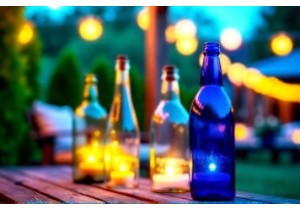 How to Make Glass Bottle Lanterns for Outdoor Ambiance