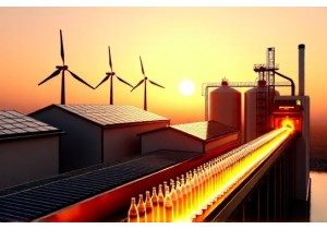 Sustainable Glass Bottle Production Scaling Through Renewable Energy Adoption