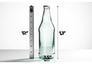 Standard 1 Liter Glass Bottle Dimensions in Inches