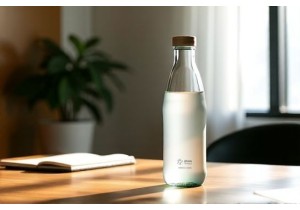 Glass Water Bottles for Conferences Professional Appeal