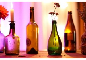 Glass Bottle Reuse Ideas for Eco Friendly Party Decorations