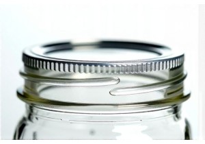 Clear Plastic Lids for Glass Jars With Tamper Evident Bands