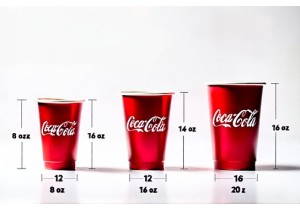 Coca Cola Cup Dimensions for Branded Promotional Giveaway Programs