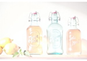 Vintage Style Glass Soda Bottles for Retro Beverage Branding