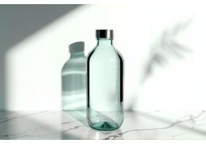 Glass Water Bottles with Wide Mouth Opening for Easy Filling and Cleaning