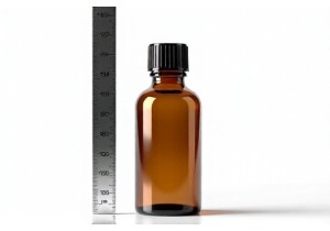 How Tall Is a 50 Milliliter Glass Bottle Used for Essential Oils