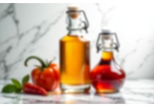 Glass Condiment Bottles for Ketchup Mustard and Hot Sauce